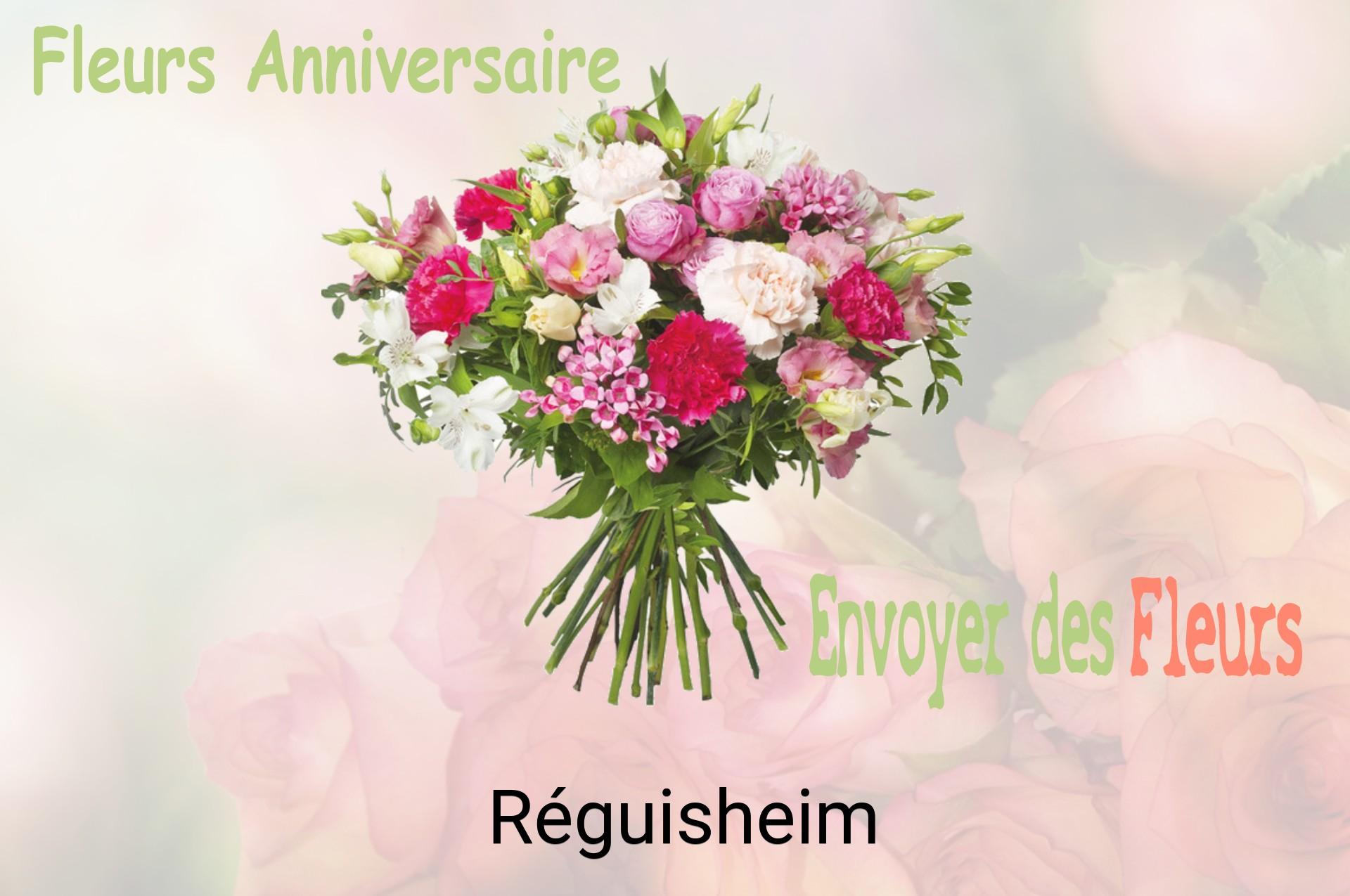 Bouquet de fleurs d’anniversaire livré à Réguisheim