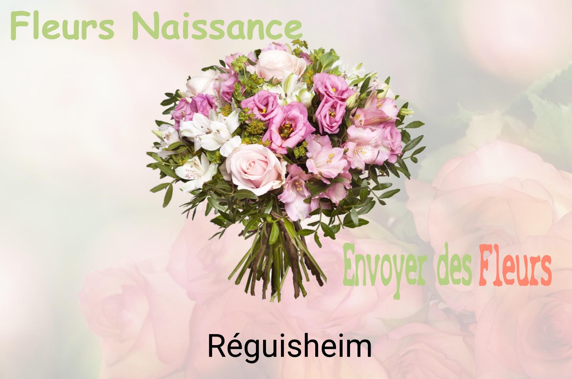 Bouquet de fleurs de naissance livré à Réguisheim